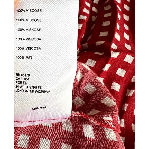 Maeve By Anthropologie Mini Dress Women XXS Gingham Check Coquette Party - Picture 10 of 10